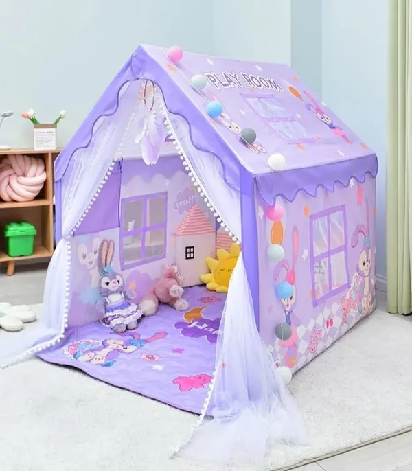 Play_House_For_Boy_Girls_Jumbo_Size_Extremely_Light_Weight_Waterproof_Kids_Play_Tent_House_For_Girls_Boys_Water_Repellent_Big_Size_Bis_Approved_Multicolor_D_Blue_City_Tent_House