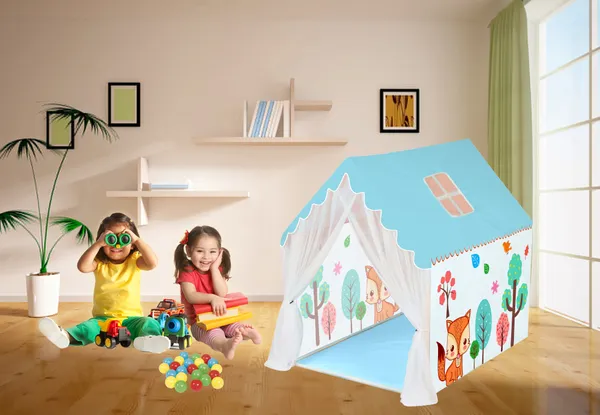 Colorfull_And_Light_Weight_Boy_Girl_Play_Tent_House_For_3_To_10_Years_Old_Boy_Girls_And_Boys_Light_Weight_And_Foldable_Boy_Girl_Toys_Indoor_And_Outdoor_Boy_Girl_Tent_House_Blue_Jungle_Tent_House