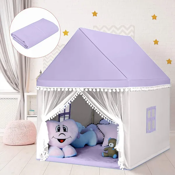 Portable_Boy_Girls_Play_Tent_House_For_Boys_Girls_Foldable_Indoor_Outdoor_Toy_Tent_Lightweight_Portable_Tent_For_Boys_Girls_Age_3_10_Years_Plan_Tent_House_Purple