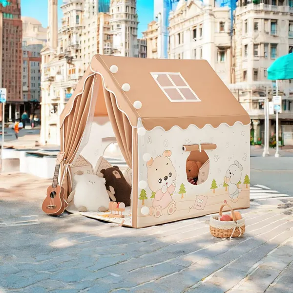 Portable_Boy_Girls_Play_Tent_House_For_Boys_Girls_Foldable_Indoor_Outdoor_Toy_Tent_Lightweight_Portable_Tent_For_Boys_Girls_Age_3_10_Years_Teddy_Tent_House