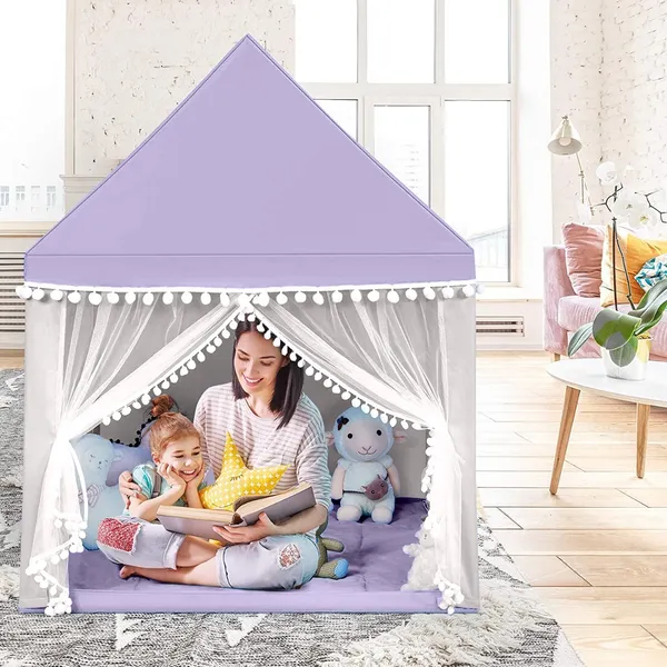 Portable_Boy_Girls_Play_Tent_House_For_Boys_Girls_Foldable_Indoor_Outdoor_Toy_Tent_Lightweight_Portable_Tent_For_Boys_Girls_Age_3_10_Years_Plan_Tent_House_Purple