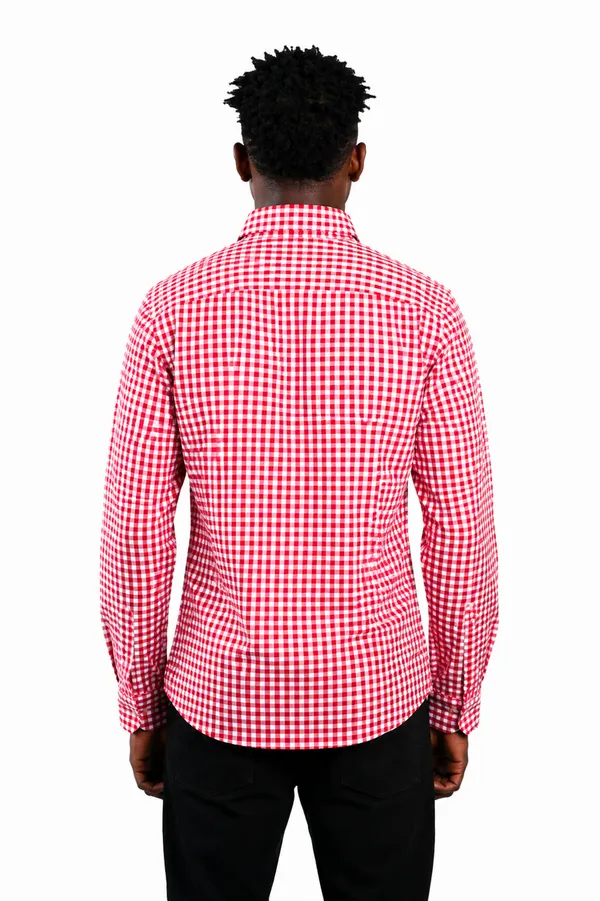 Pure_Cotton_Red_Check_Shirt_Men