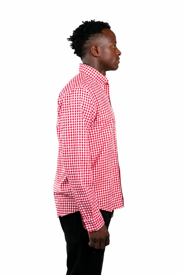 Pure_Cotton_Red_Check_Shirt_Men