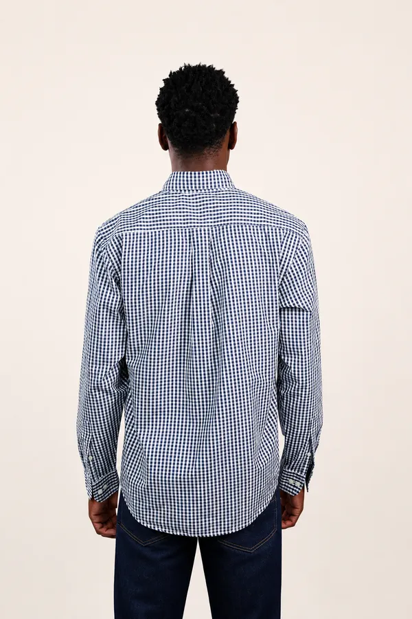 Pure_Cotton_Blue_Check_Shirt_Men