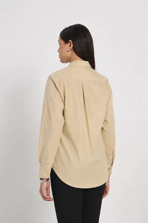 Light_Camel_Oxford_Shirt_Women