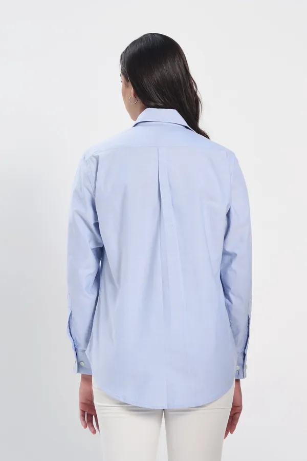 Sky_Draper_Blue_Oxford_Shirt_Women
