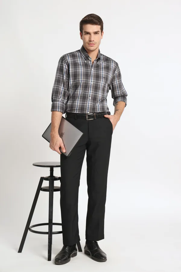 Graphite_Line_Check_Shirt_Men