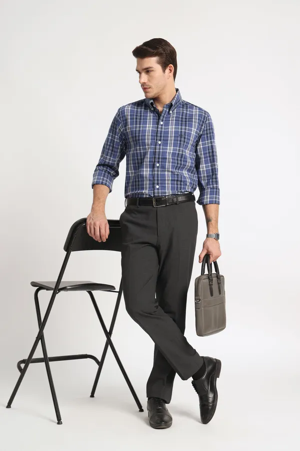 Classic_Blue_Grid_Shirt_Men