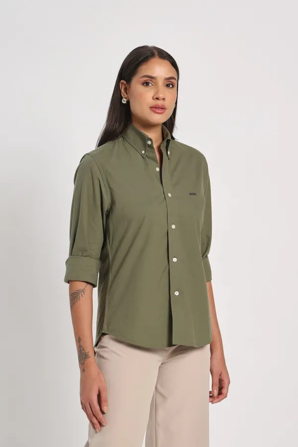 Dusty_Green_Twill_Shirt_Women