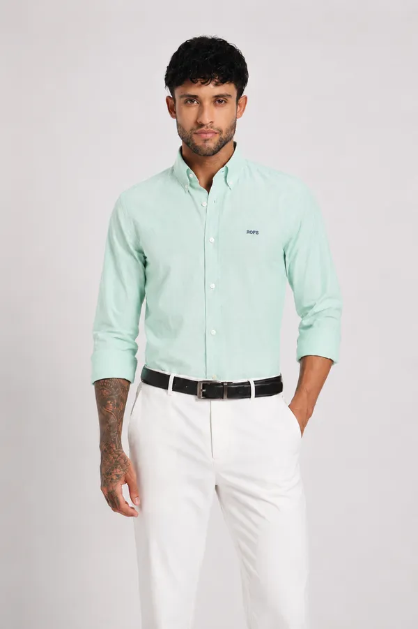 Cool_Green_Oxford_Shirt_Men