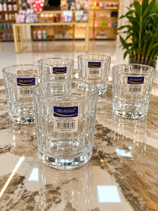 Lead_Free_Glass_Geometric_Faceted_Tumbler_340_Ml