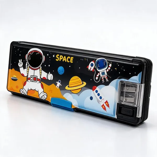 Space_Astronaut_Print_Hard_Plastic_Pencil_Box_-_Pack_Of_3