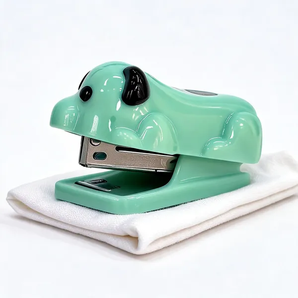 Mint_Green_Cartoon_Animal_Plastic_Stapler_Set_-_Pack_Of_3
