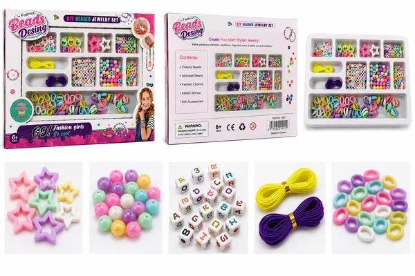 Multicolor_Acrylic_Diy_Beaded_Jewelry_Making_Kit_For_Kids