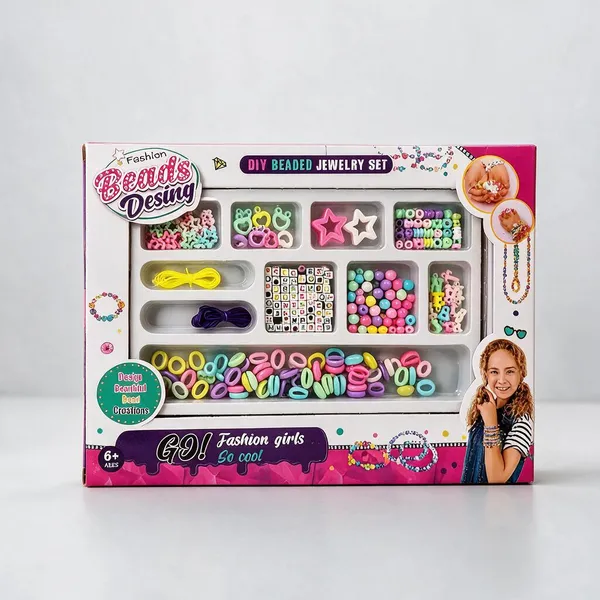Multicolor_Acrylic_Diy_Beaded_Jewelry_Making_Kit_For_Kids