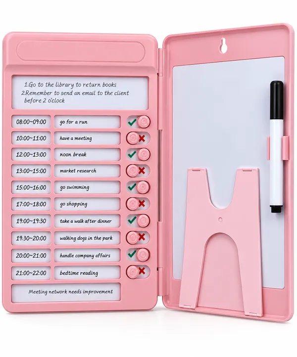 Pink_Daily_Planner_Whiteboard_With_Marker