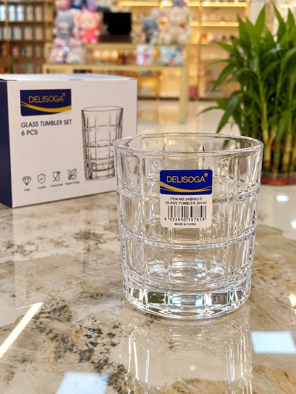 Lead_Free_Glass_Geometric_Faceted_Tumbler_340_Ml