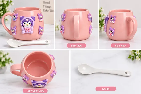 Ceramic_3D_Cartoon_Pink_Mug_With_Spoon
