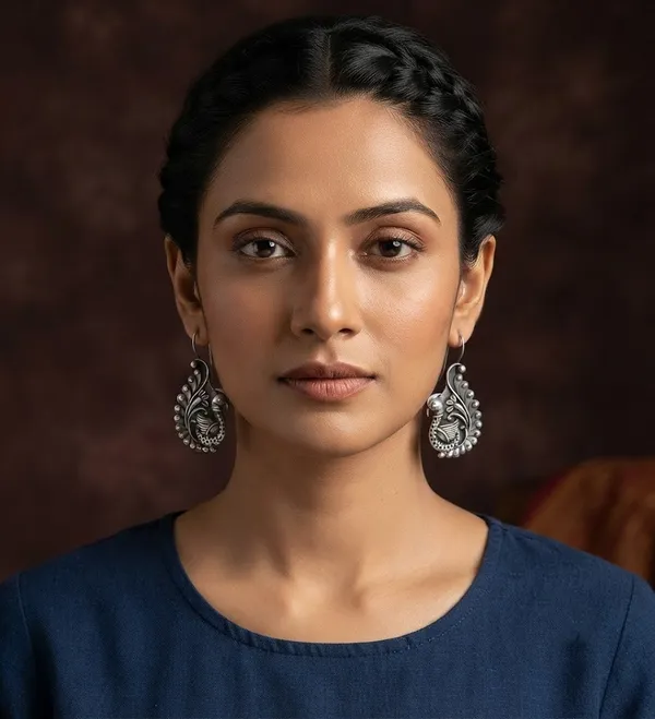 Silver_Metal_Drop_Earrings_For_Women