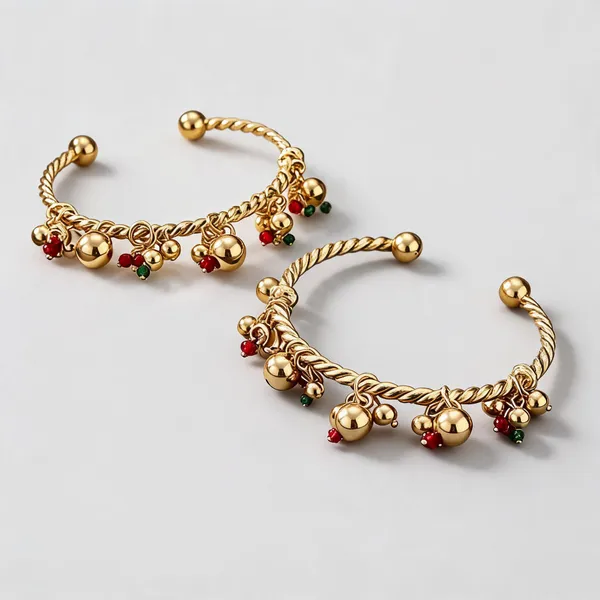 Gold_Brass_Beaded_Bell_Bangles_For_Women