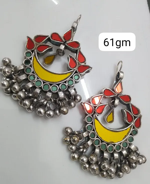 Silver-Tone_Multicolour_Chandbali_Earrings_for_Women