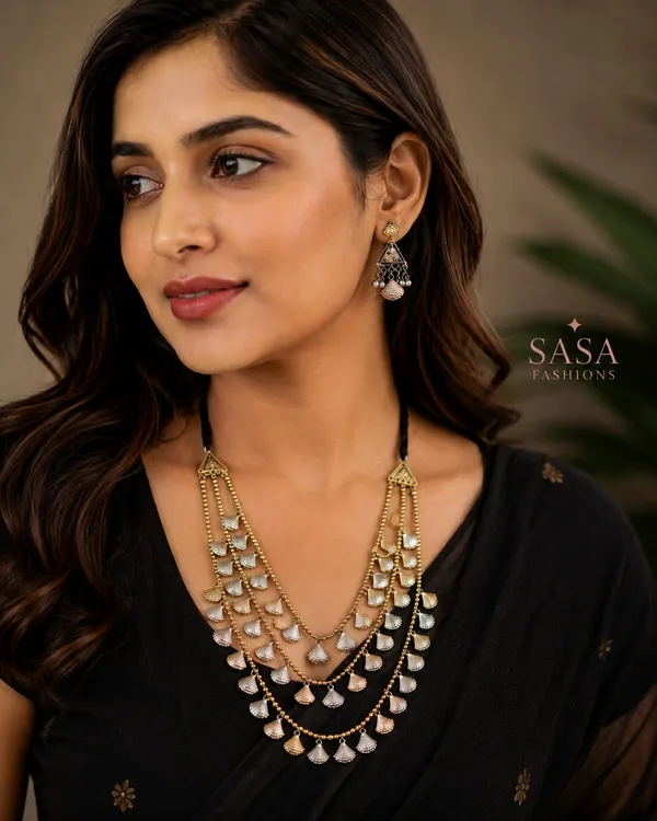 Elegant_Oxidized_Multi-Layer_Necklace_Set_with_Matching_Earrings