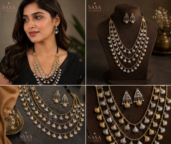 Elegant_Oxidized_Multi-Layer_Necklace_Set_with_Matching_Earrings