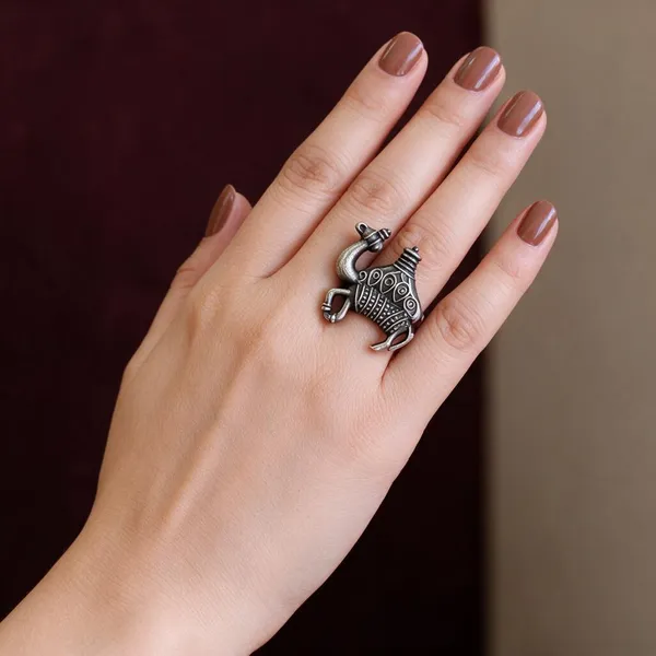 Silver_Metal_Ring_For_Women