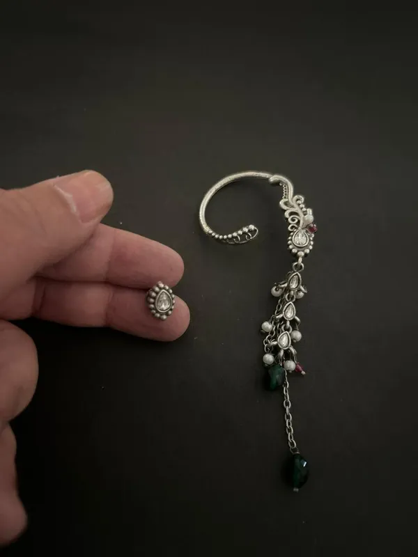 Silver-Tone_Traditional_Nath_Nose_Ring_With_Chain_for_Women