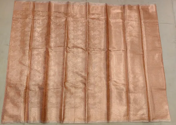 Peach_Jaal_Jacquard_Woven_Saree_For_Women