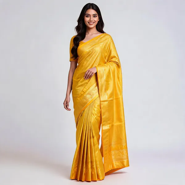 Golden_Yellow_Dharmavaram_Pattu_Traditional_Saree_For_Women