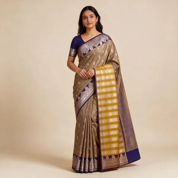 Brown_Soft_Silk_Pattu_Woven_Traditional_Saree_For_Women
