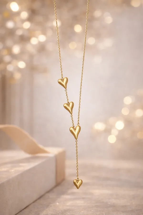 Gold_Alloy_Heart_Drop_Pendant_Necklace_For_Women