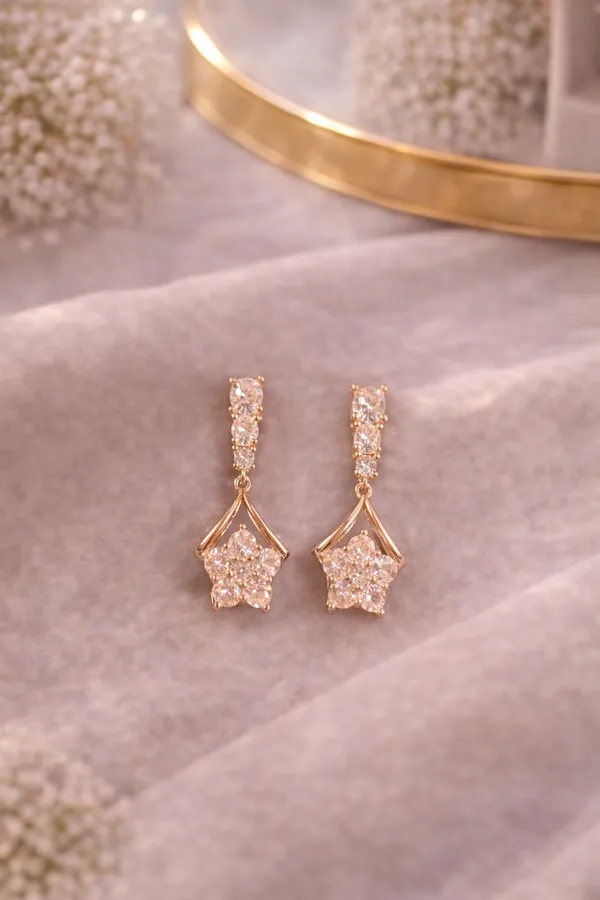 Gold_American_Diamond_Stud_Earrings_For_Women