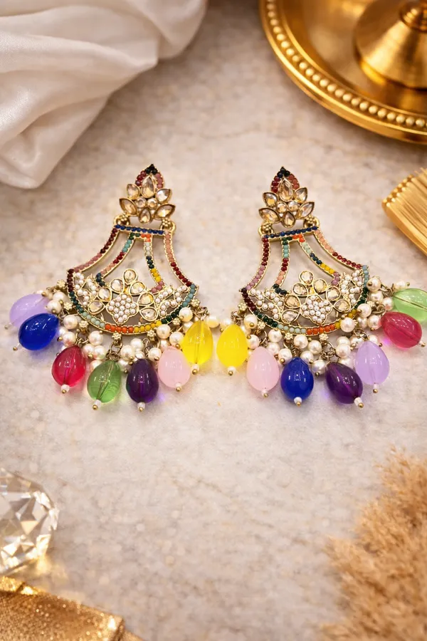 Gold_Kundan_Ruby_Chandbali_Jhumka_Earrings_For_Women