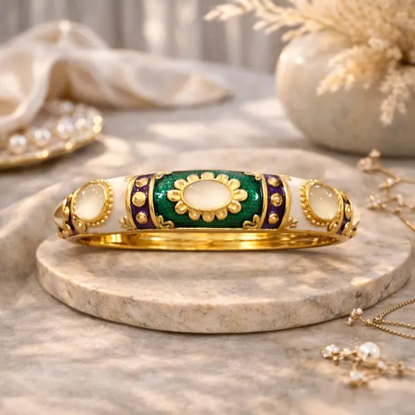 Gold-Plated_Intricate_Kara_Kada_Bracelet_For_Women