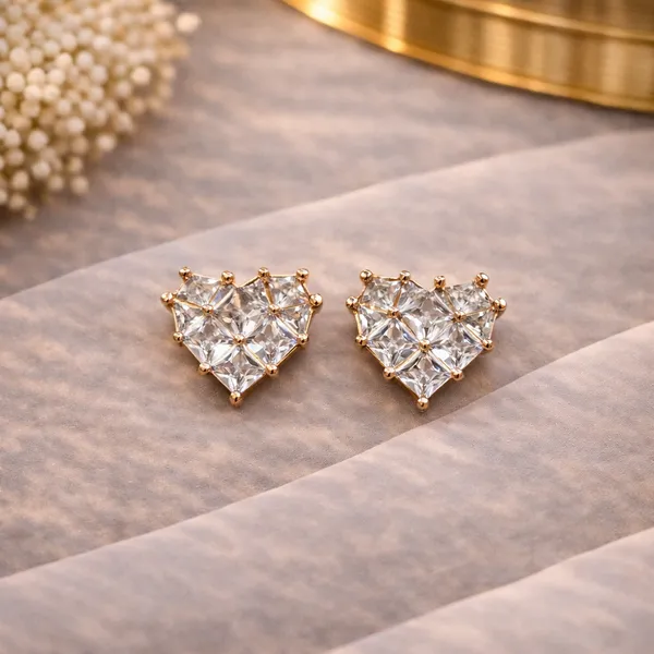 Gold_American_Diamond_Stud_Earrings_For_Women