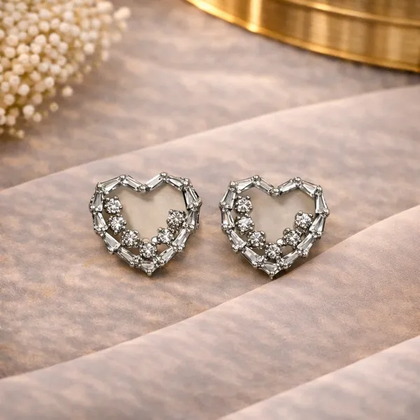 Gold_American_Diamond_Knot_Stud_Earrings_For_Women