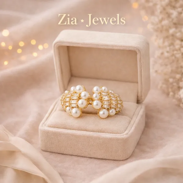 Gold_Pearl_Crystal_Floral_Bloom_Ring_For_Women