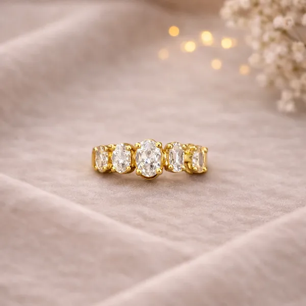 Gold_Crystal_Five-Stone_Oval-Cut_Ring_For_Women