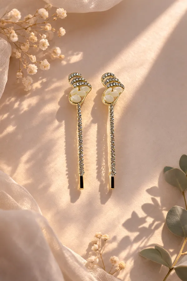 White_Pearl_Crystal_Heart_Chain_Hair_Pin_For_Women