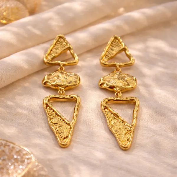 Gold_Alloy_Geometric_Drop_Earrings_For_Women