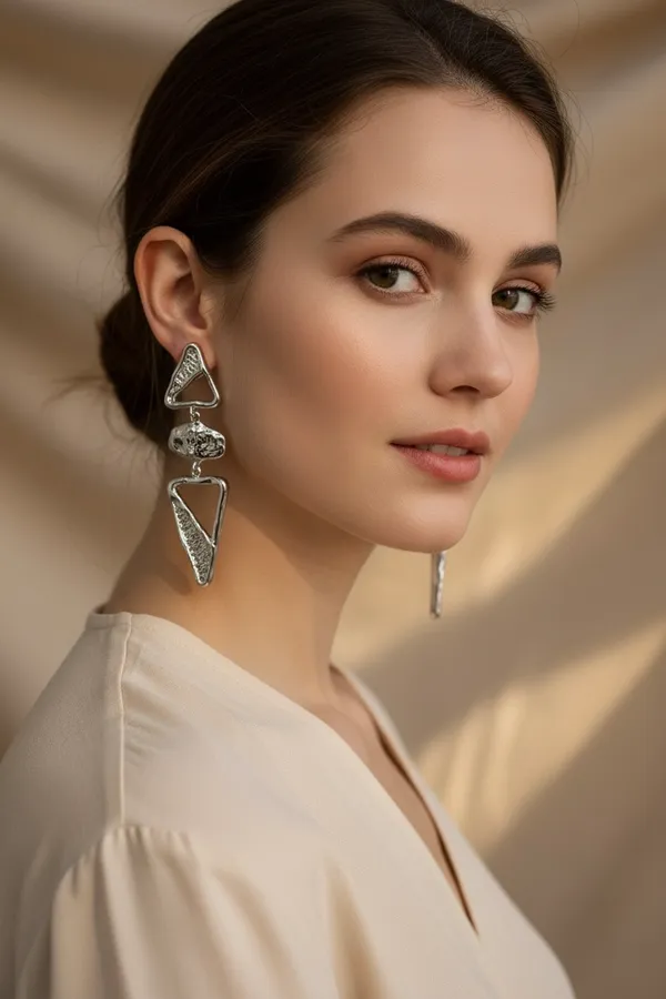 Gold_Alloy_Geometric_Drop_Long_Earrings_For_Women
