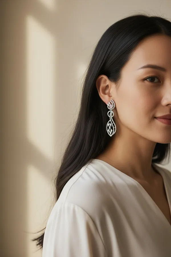 Silver_American_Diamond_Geometric_Drop_Earrings_For_Women