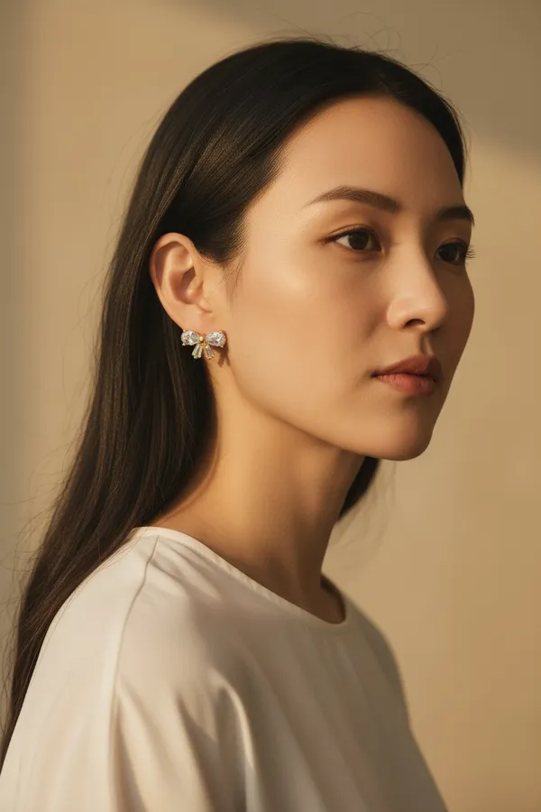 Gold_Crystal_Ad_Bow_Stud_Earring_For_Women