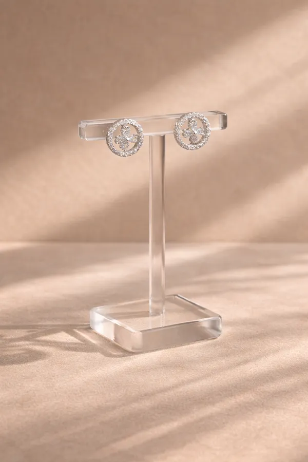 Silver_Crystal_Ad_Circle_Stud_Earring_For_Women