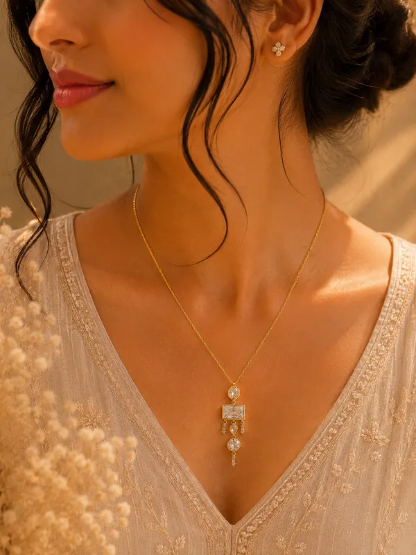 Gold_18K_Plated_Anti-Tarnish_Classic_Pendant_Necklace_For_Women