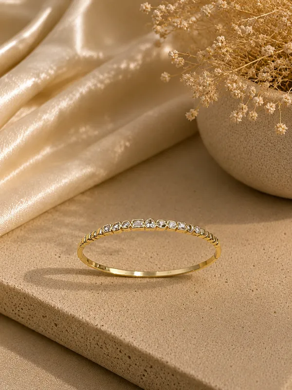 Gold_18K_Plated_Crystal_Tennis_Bangle_Bracelet_For_Women