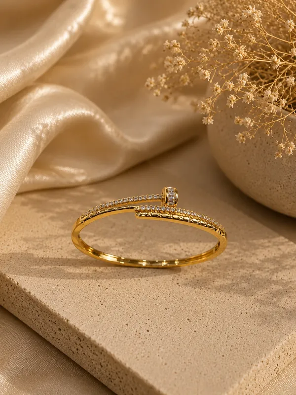 Gold-Plated_Intricate_Kara_Bangle_Bracelet_For_Women