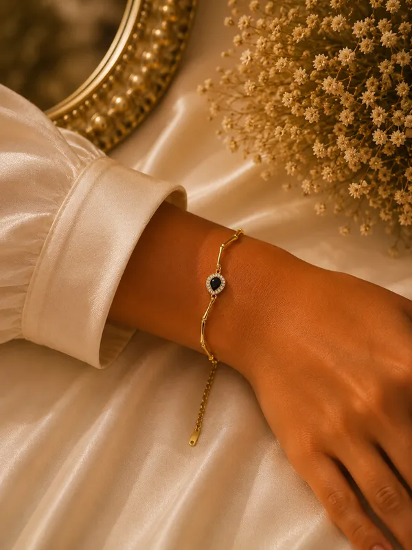 Black_Gold-Plated_Cz_Evil_Eye_Bamboo_Anti-Tarnish_Bracelet_For_Women